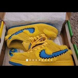 Nike SB dunk low Grateful Dead Bears Opti Yellow size 10.5